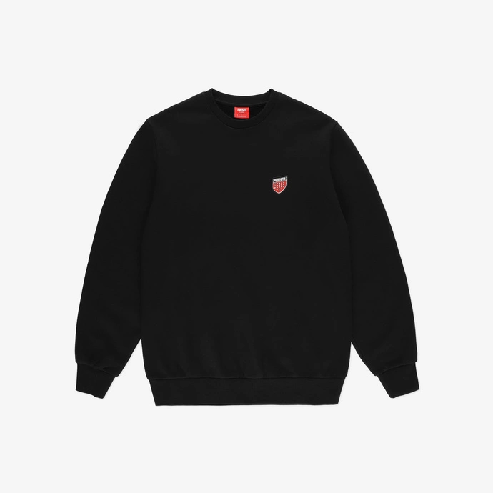 Bluza męska Prosto Klasyk Bazy crewneck czarna