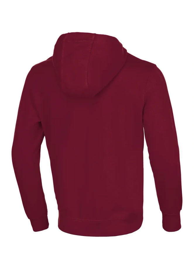 Bluza meska z kapturem Pitbull Pit Bull Hilltop Terry 23 hooded bordowa