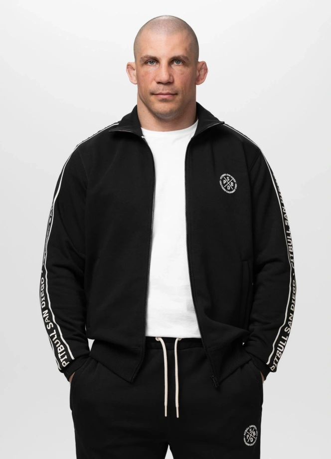 Bluza męska rozpinana Pit Bull Nexus czarna