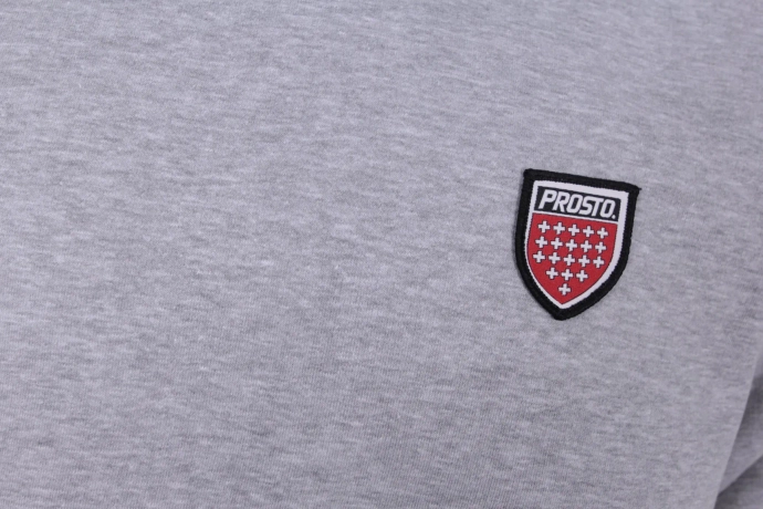 Bluza męska Prosto Klasyk Bazy crewneck szara