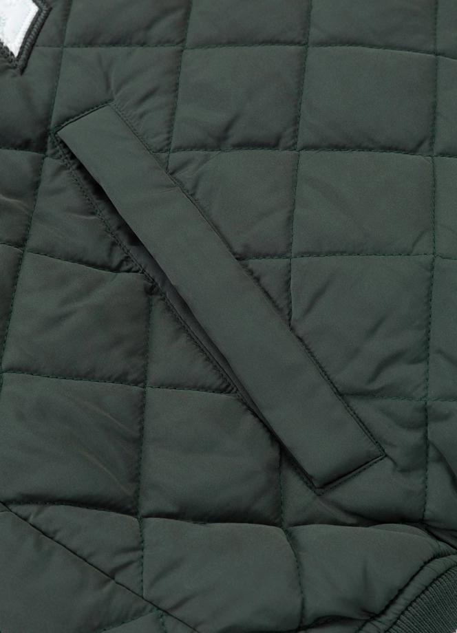 Kurtka męska przejściowa bejsbolówka Pit Bull Jupiter zielona