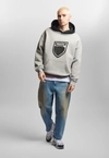 Bluza męska z kapturem Prosto Splash Shield szara