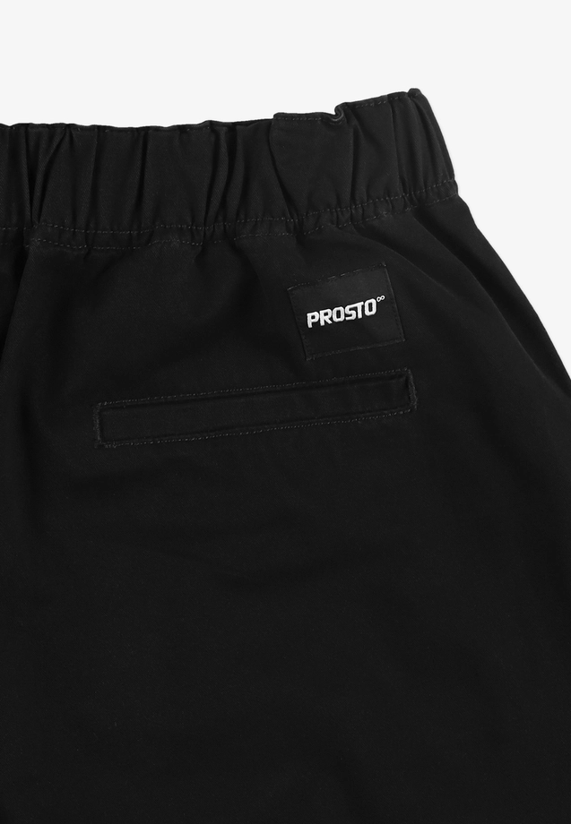 Spodnie męskie Jogger Jeans Baggy Prosto Slate czarne