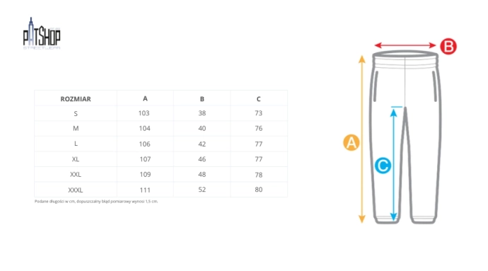 Komplet dresowy męski Pit Bull Powers niebieski