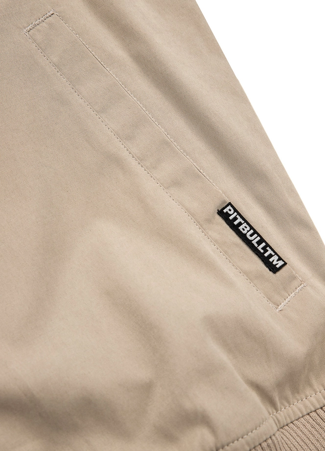 Kurtka męska przejściowa wiosenna Pit Bull Arillo wiatrówka sand