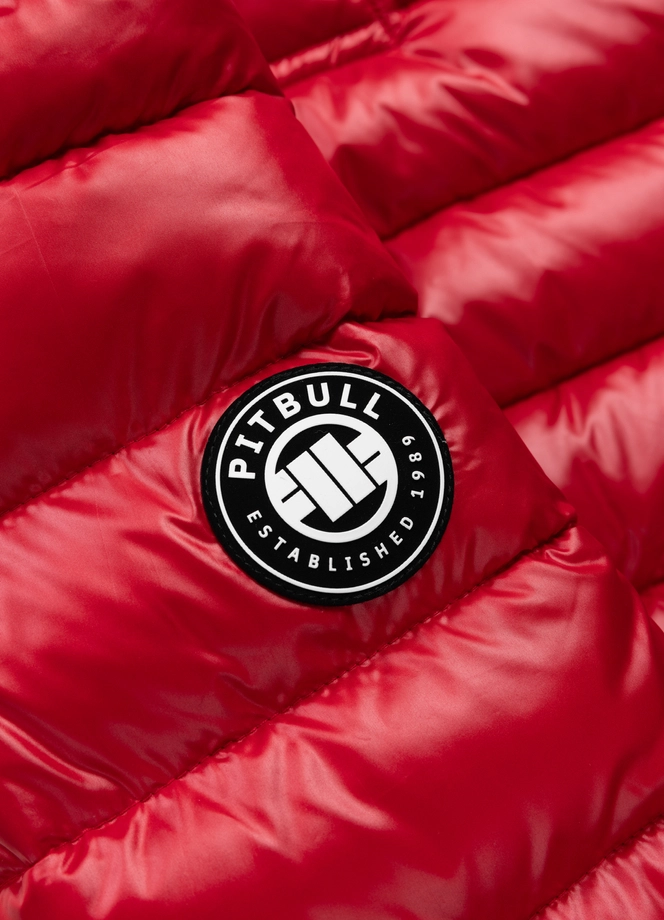 Kurtka męska zimowa Pit Bull Shatto czarno/czerwona