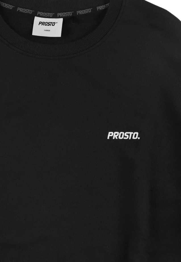 Bluza męska Prosto Infinity Logo crewneck czarna
