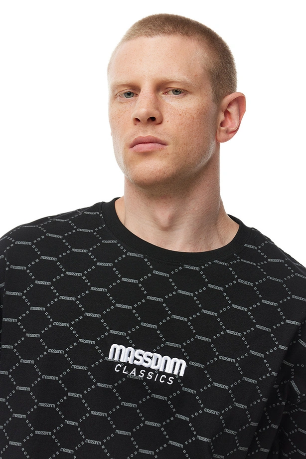 Koszulka męska t-shirt Mass Dnm Biarritz czarna