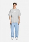 Koszulka męska t-shirt oversize Prosto Box szara