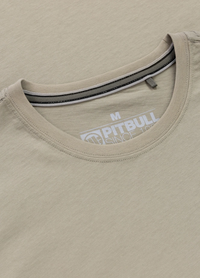Koszulka męska T-Shirt Pit Bull Pitbull SD Stamp szara oliwkowa