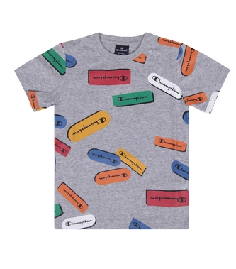 Koszulka t-shirt dziecięcy Champion Allover grey