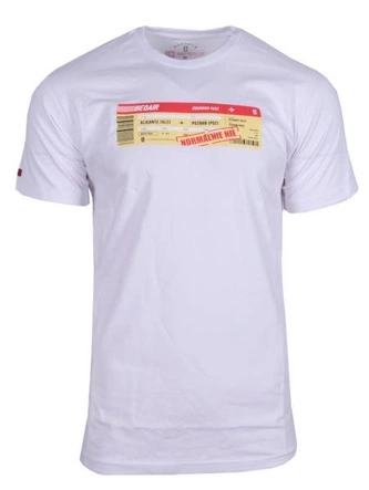 Koszulka t-shirt BOR Normalnie white