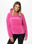 Bluza damska z kapturem Pitbull Aragona różowa