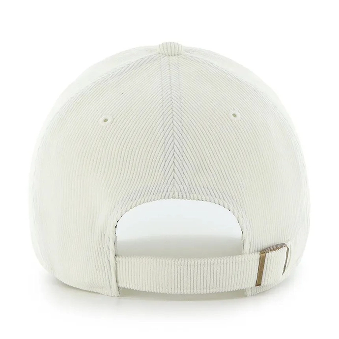 Czapka z daszkiem sztruksowa 47 Brand New York Yankees Mini Script Clean Up kremowa