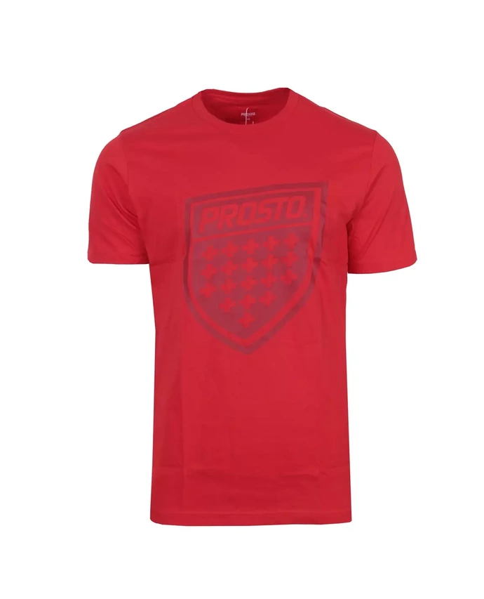 Koszulka męska t-shirt Prosto Klasyk Shield XXIII czerwony