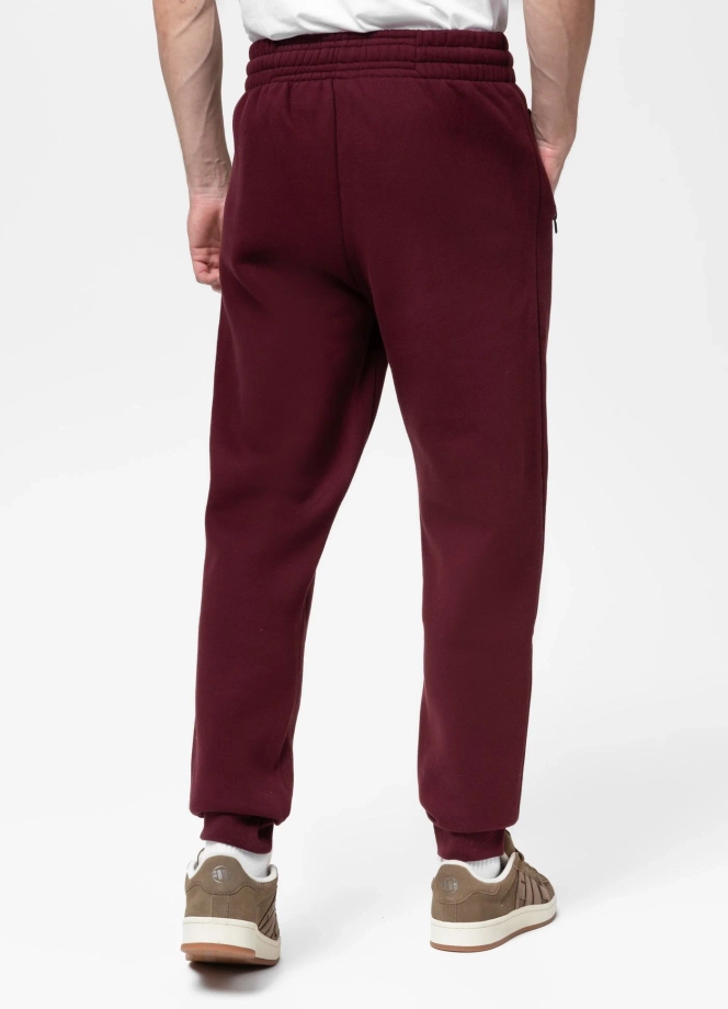 Spodnie męskie dresowe Pit Bull Hatton 25 bordowe