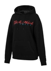 Bluza damska z kapturem oversize Pitbull Pit Bull Santa-Mu hooded czarna