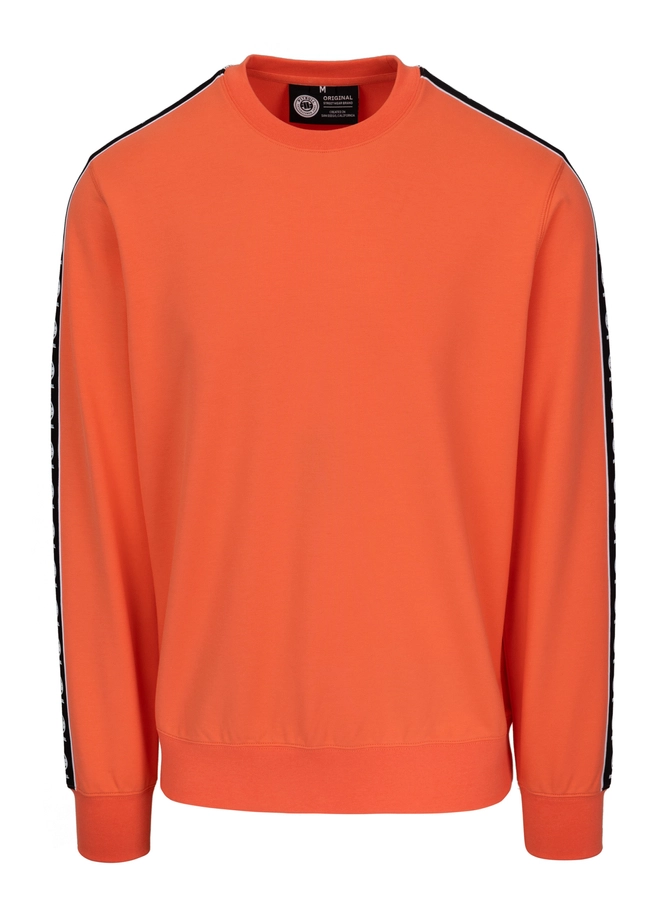 Komplet dresowy męski krótki Pitbull Pit Bull Tape Nugget łososiowy pomarańczowy