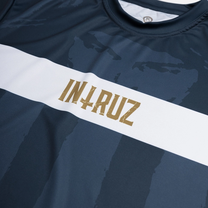 Koszulka T-shirt Prima Sort Intruz Lokalny Chłopaczek Local Football granatowa