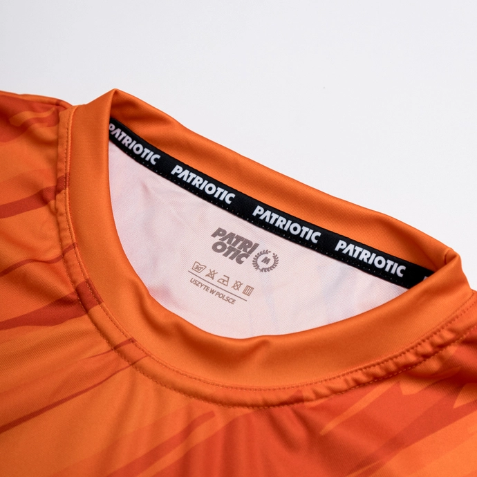 Koszulka męska T-shirt Patriotic Cls Stretch pomarańczowa
