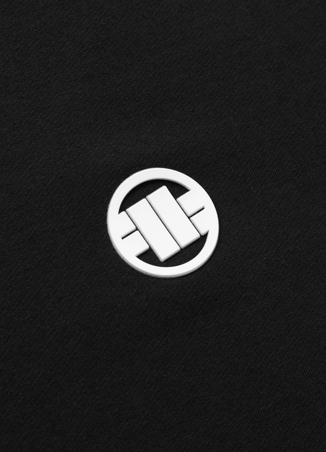 Bluza męska rozpinana z kapturem Pitbull Small Logo Nugget czarna