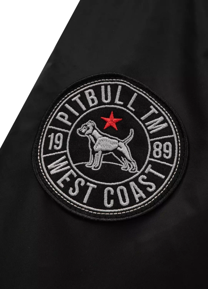Kurtka zimowa męska Pit Bull Bomber Encino 24 Hooded Jacket czarna