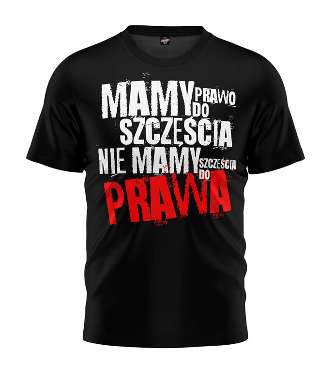 Koszulka męska T-shirt Public Enemy Mamy Prawo Do Szczęścia 2 czarna