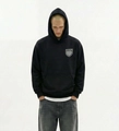 Bluza męska z kapturem oversize Prosto Splash Shield czarna