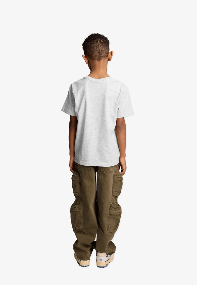 Koszulka t-shirt dziecięcy Prosto Kids Naklejka szara
