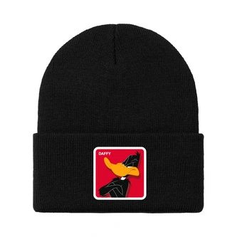 Czapka zimowa Capslab Looney Tunes Daffy czarna