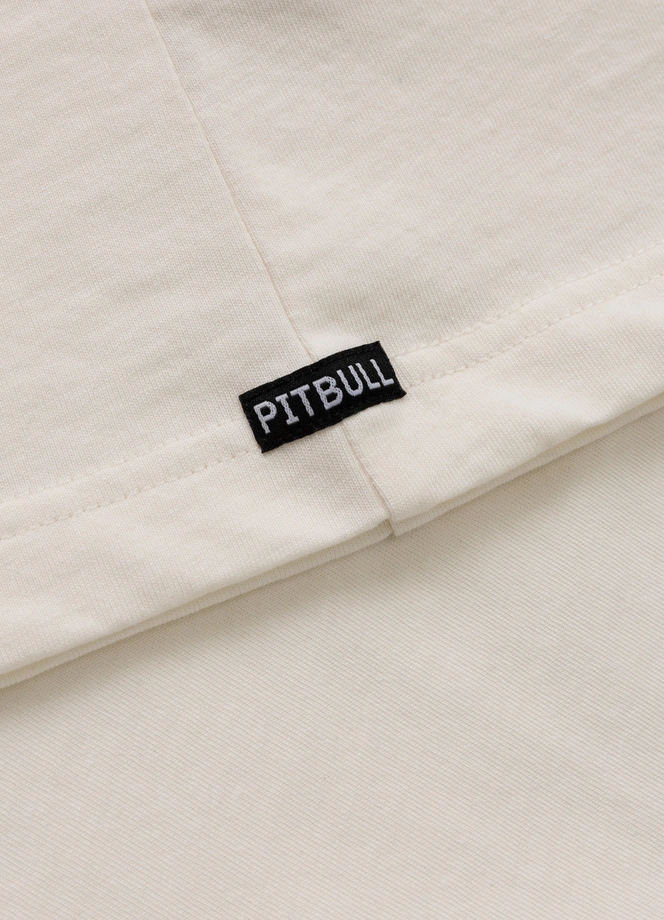 Koszulka męska T-Shirt oversize Pitbull Graffiti Loose Fit biała