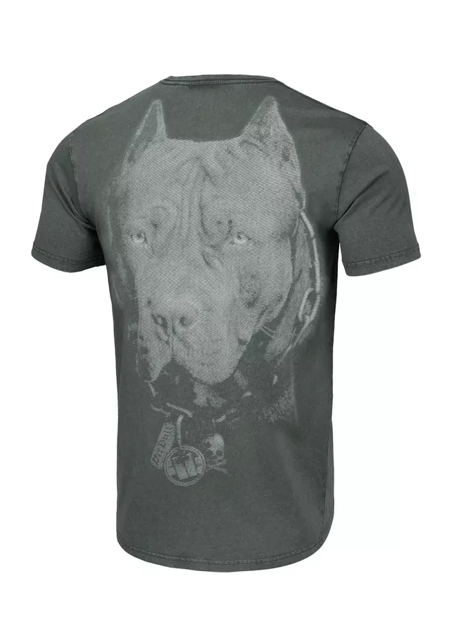 Koszulka męska T-Shirt Pit Bull Pitbull Denim Washed Born In 1989 grafit