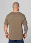 Koszulka męska T-Shirt Pitbull Small Logo brązowa