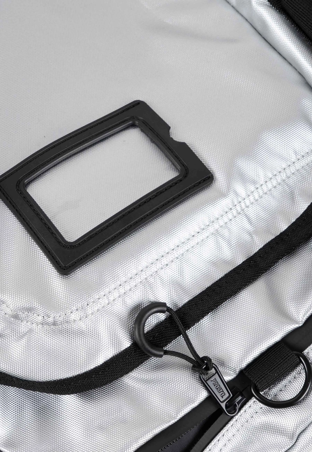 Torba sportowa Prosto Vault Silver srebrna