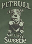 Bluza damska rozpinana z kapturem Pitbull Washed Sweetie zielona