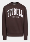 Bluza męska bez kaptura Pit Bull Norton brązowa