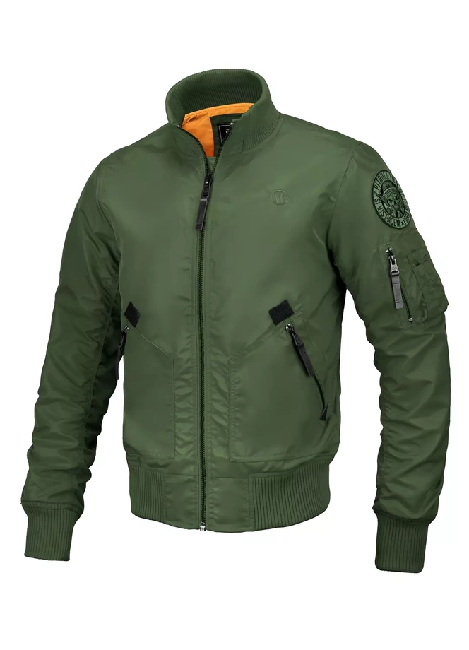 Kurtka męska wiosenna Pit Bull Centurion Flight bomberka jacket zielona