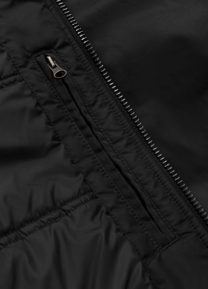 Kurtka męska przejściowa bejsbolówka Pit Bull Detroit czarna