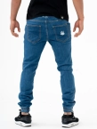 Spodnie męskie Jeans Jogger Jigga Wear Crown Classic niebieskie