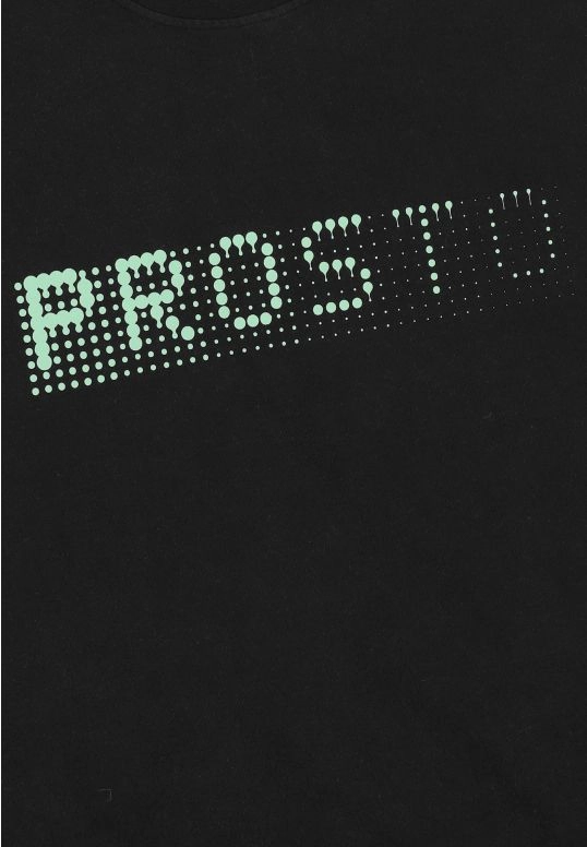 Koszulka męska t-shirt oversize Prosto Blizz grafitowa czarna