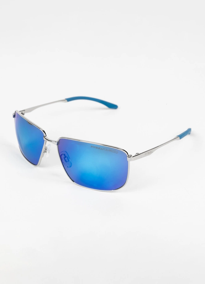 Okulary Pitbull Sunglasses Pit Bull Bennet srebrno/niebieskie