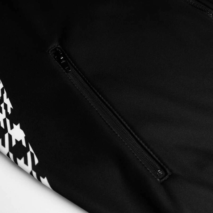 Bluza męska z kapturem Patriotic Epis Motorsport Ogień na tłoki ZIP czarna