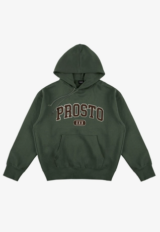Bluza męska z kapturem oversize Prosto Nash zielona