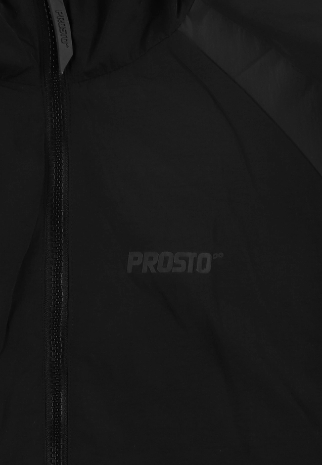 Kurtka męska przejściowa Prosto Contrast czarna