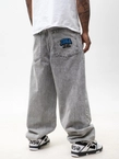 Spodnie męskie Jeans Super Baggy Jigga Wear New Outline szare