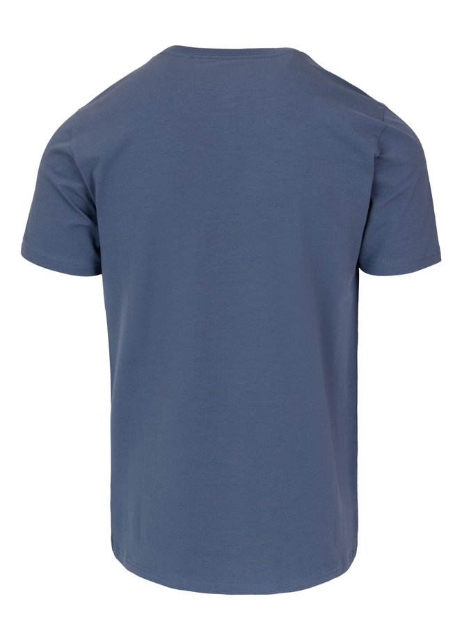 Koszulka męska T-Shirt Pit Bull Pitbull USA CAL Slim Fit ciemno niebieska