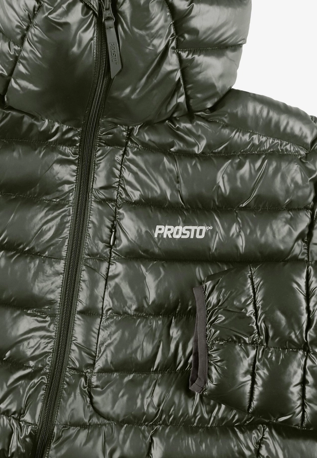 Kurtka męska przejściowa Prosto Synthetic zielona