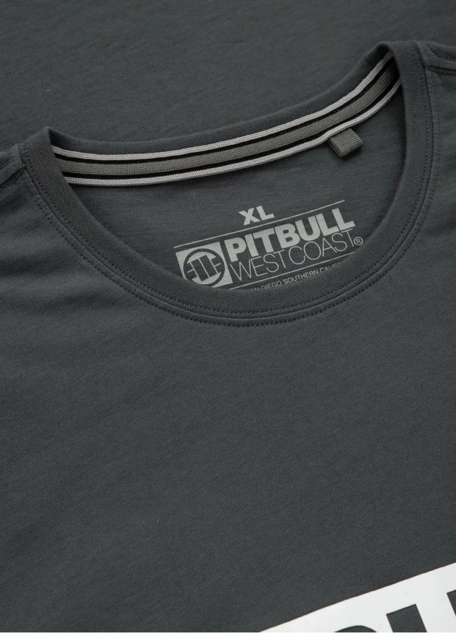 Koszulka męska T-Shirt Pit Bull Pitbull Hilltop 25 grafitowa szara