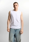 Koszulka męska Tank Top Prosto Logotype biała