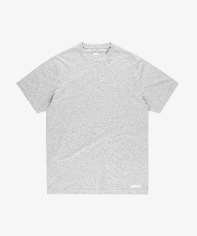 Koszulka męska t-shirt Prosto Basic zestaw 3pack multi biały/czarny/szary